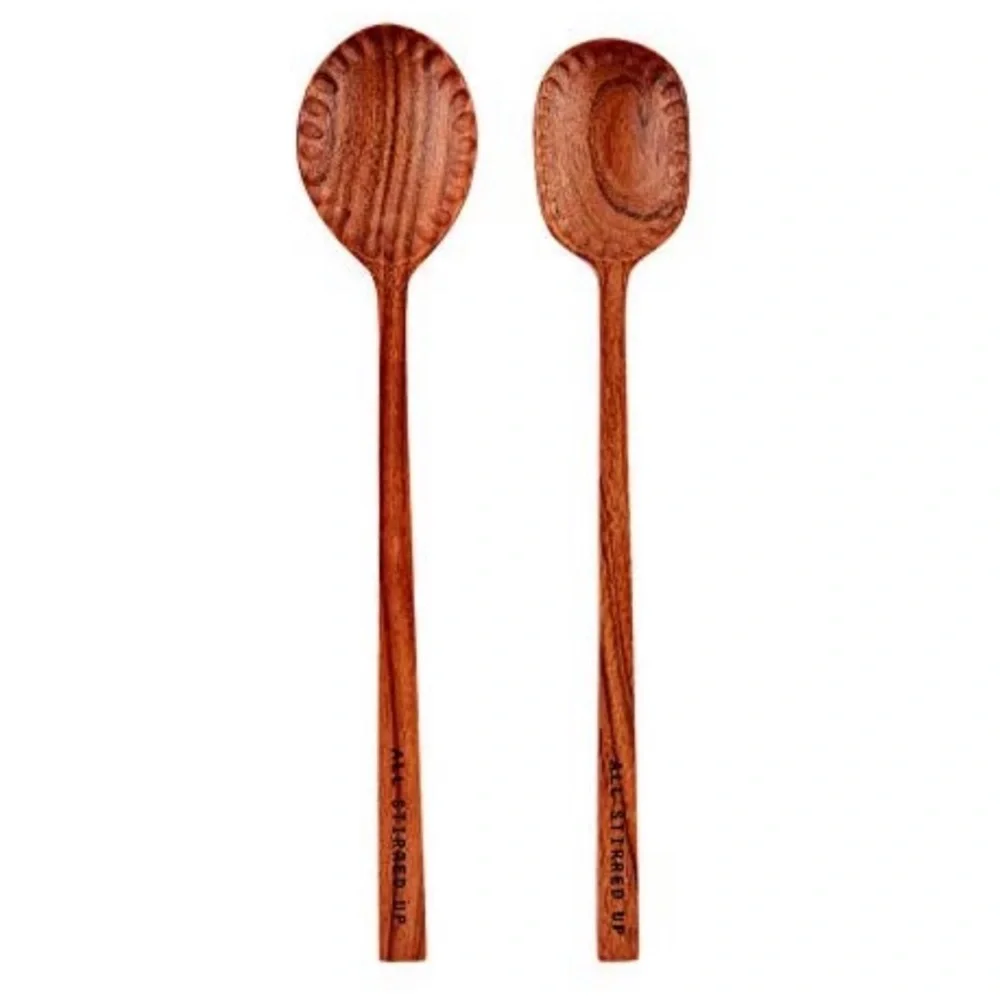 Mud Pie Mango Wood Salad Servers